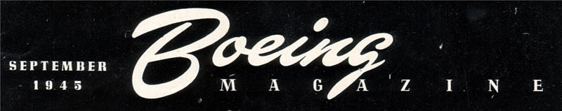 Boeing Magazine, September 1945